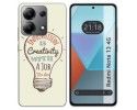 Funda Silicona para Xiaomi Redmi Note 13 4G diseño Creativity Dibujos