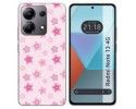 Funda Silicona para Xiaomi Redmi Note 13 4G diseño Flores Dibujos