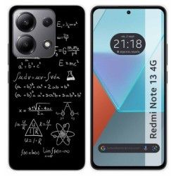 Funda Silicona para Xiaomi Redmi Note 13 4G diseño Formulas Dibujos