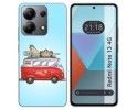 Funda Silicona para Xiaomi Redmi Note 13 4G diseño Furgoneta Dibujos