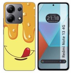 Funda Silicona para Xiaomi Redmi Note 13 4G diseño Helado Vainilla Dibujos
