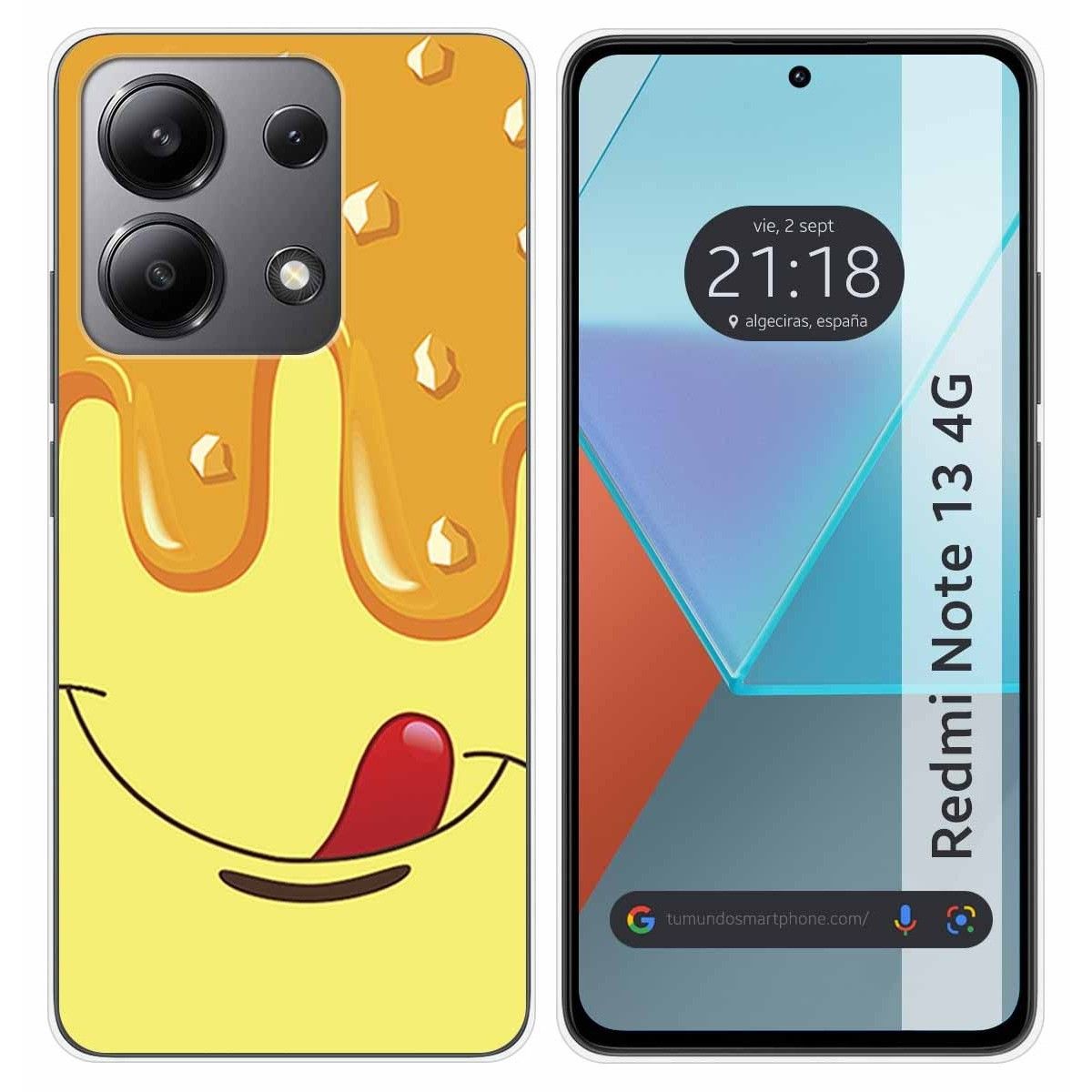 Funda Silicona para Xiaomi Redmi Note 13 4G diseño Helado Vainilla Dibujos