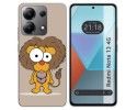 Funda Silicona para Xiaomi Redmi Note 13 4G diseño Leon Dibujos