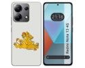 Funda Silicona para Xiaomi Redmi Note 13 4G diseño Leones Dibujos
