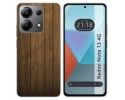 Funda Silicona para Xiaomi Redmi Note 13 4G diseño Madera Dibujos