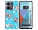 Funda Silicona para Xiaomi Redmi Note 13 4G diseño Mariposas Dibujos