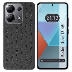 Funda Silicona para Xiaomi Redmi Note 13 4G diseño Metal Dibujos