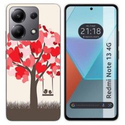 Funda Silicona para Xiaomi Redmi Note 13 4G diseño Pajaritos Dibujos