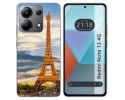 Funda Silicona para Xiaomi Redmi Note 13 4G diseño Paris Dibujos