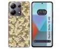 Funda Silicona para Xiaomi Redmi Note 13 4G diseño Sand Camuflaje Dibujos