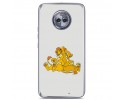 Funda Gel Tpu para Motorola Moto X4 Diseño Leones Dibujos