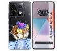 Funda Silicona Transparente para Xiaomi Redmi Note 13 Pro 5G diseño Cabra Dibujos