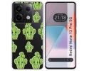Funda Silicona Transparente para Xiaomi Redmi Note 13 Pro 5G diseño Cactus Dibujos