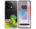 Funda Silicona Transparente para Xiaomi Redmi Note 13 Pro 5G diseño Coco Dibujos
