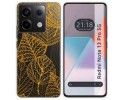 Funda Silicona Transparente para Xiaomi Redmi Note 13 Pro 5G diseño Hojas Dibujos