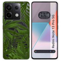 Funda Silicona Transparente para Xiaomi Redmi Note 13 Pro 5G diseño Jungla Dibujos