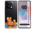 Funda Silicona Transparente para Xiaomi Redmi Note 13 Pro 5G diseño Leopardo Dibujos