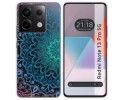 Funda Silicona Transparente para Xiaomi Redmi Note 13 Pro 5G diseño Mandala Dibujos