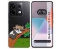 Funda Silicona Transparente para Xiaomi Redmi Note 13 Pro 5G diseño Panda Dibujos