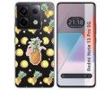 Funda Silicona Transparente para Xiaomi Redmi Note 13 Pro 5G diseño Piña Dibujos