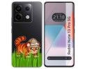 Funda Silicona Transparente para Xiaomi Redmi Note 13 Pro 5G diseño Tigre Dibujos