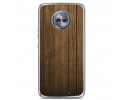 Funda Gel Tpu para Motorola Moto X4 Diseño Madera Dibujos