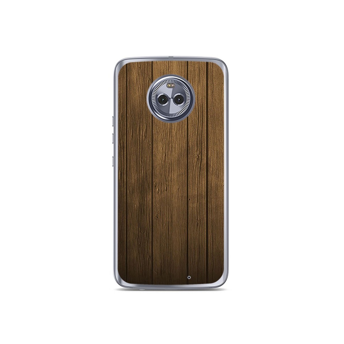 Funda Gel Tpu para Motorola Moto X4 Diseño Madera Dibujos