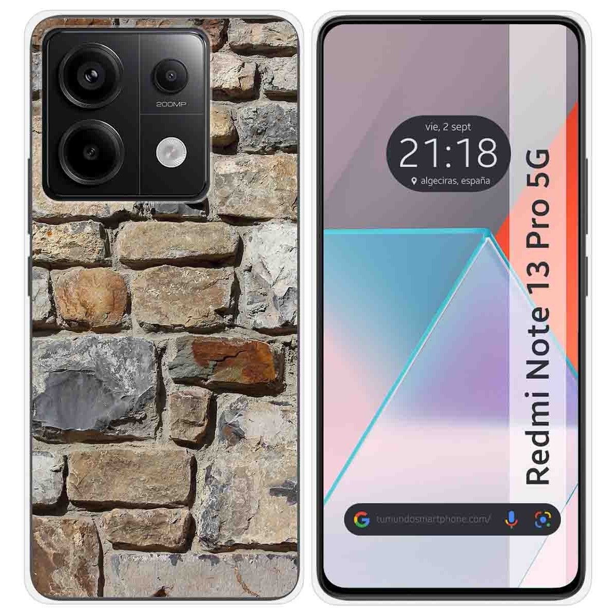 Funda Silicona para Xiaomi Redmi Note 13 Pro 5G diseño Ladrillo 03 Dibujos