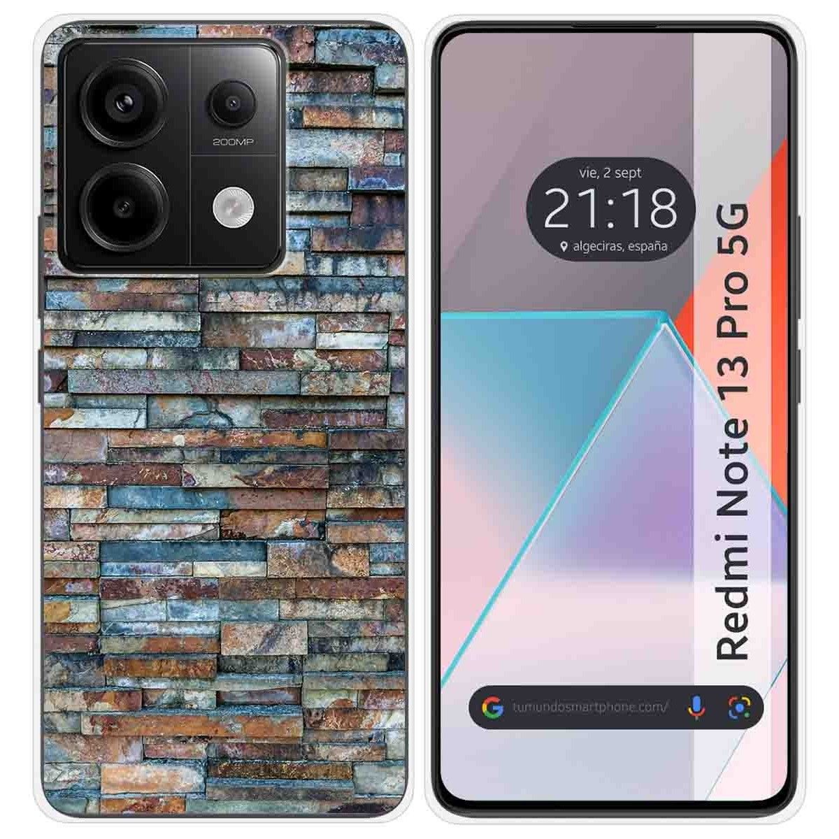 Funda Silicona para Xiaomi Redmi Note 13 Pro 5G diseño Ladrillo 05 Dibujos