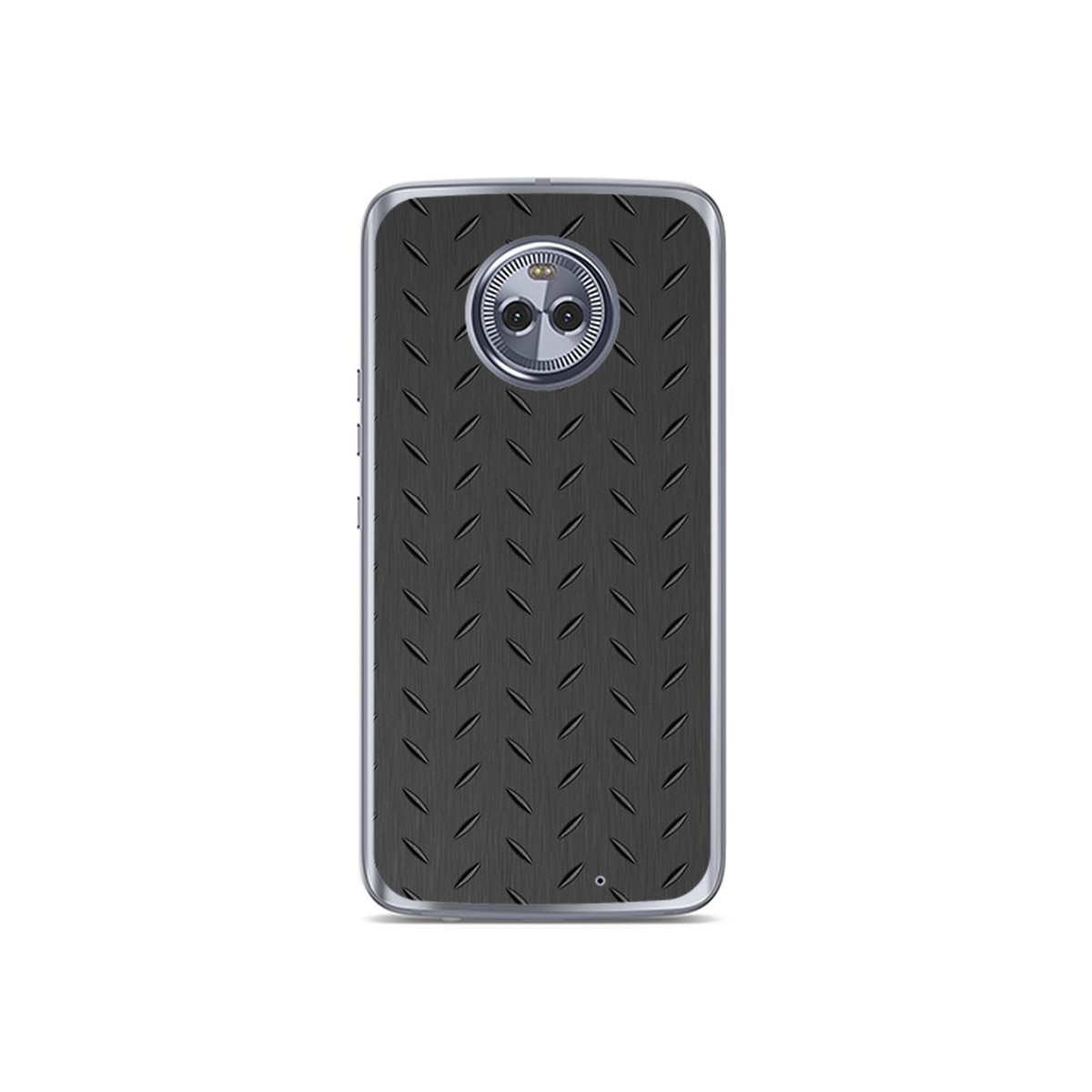 Funda Gel Tpu para Motorola Moto X4 Diseño Metal Dibujos