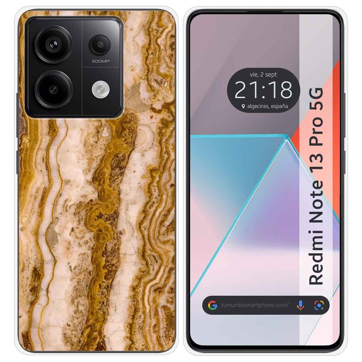 Funda Silicona para Xiaomi Redmi Note 13 Pro 5G diseño Mármol 10 Dibujos