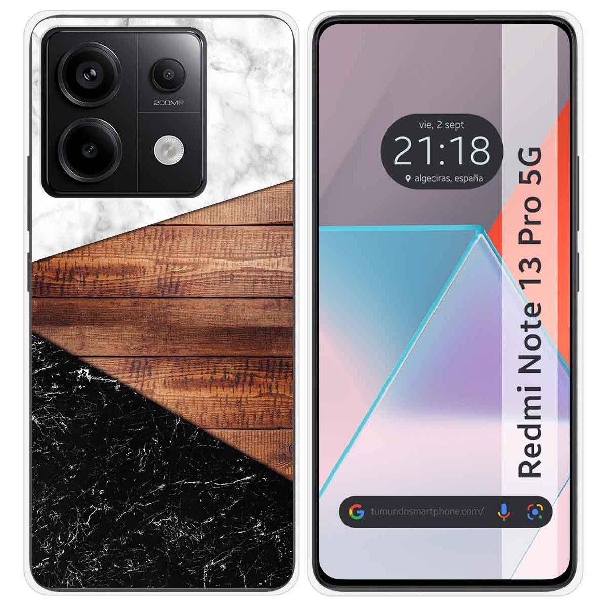 Funda Silicona para Xiaomi Redmi Note 13 Pro 5G diseño Mármol 11 Dibujos