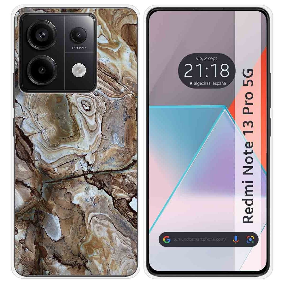 Funda Silicona para Xiaomi Redmi Note 13 Pro 5G diseño Mármol 14 Dibujos