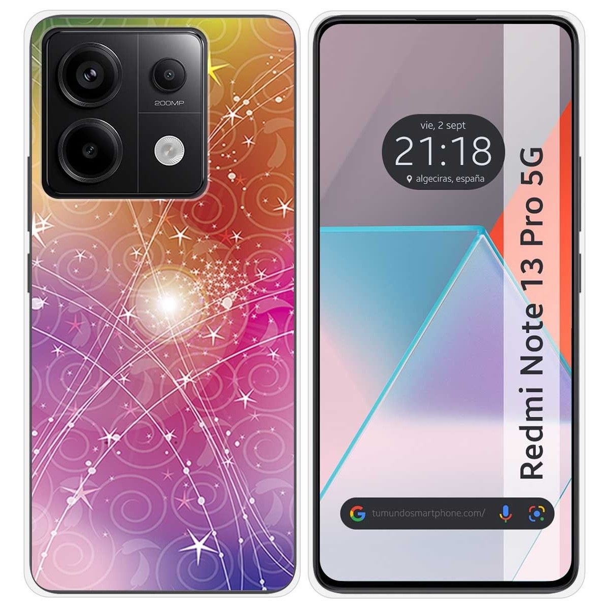 Funda Silicona para Xiaomi Redmi Note 13 Pro 5G diseño Abstracto Dibujos