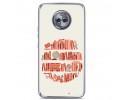 Funda Gel Tpu para Motorola Moto X4 Diseño Mundo Libro Dibujos