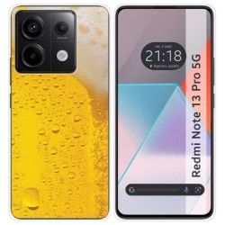 Funda Silicona para Xiaomi Redmi Note 13 Pro 5G diseño Cerveza Dibujos