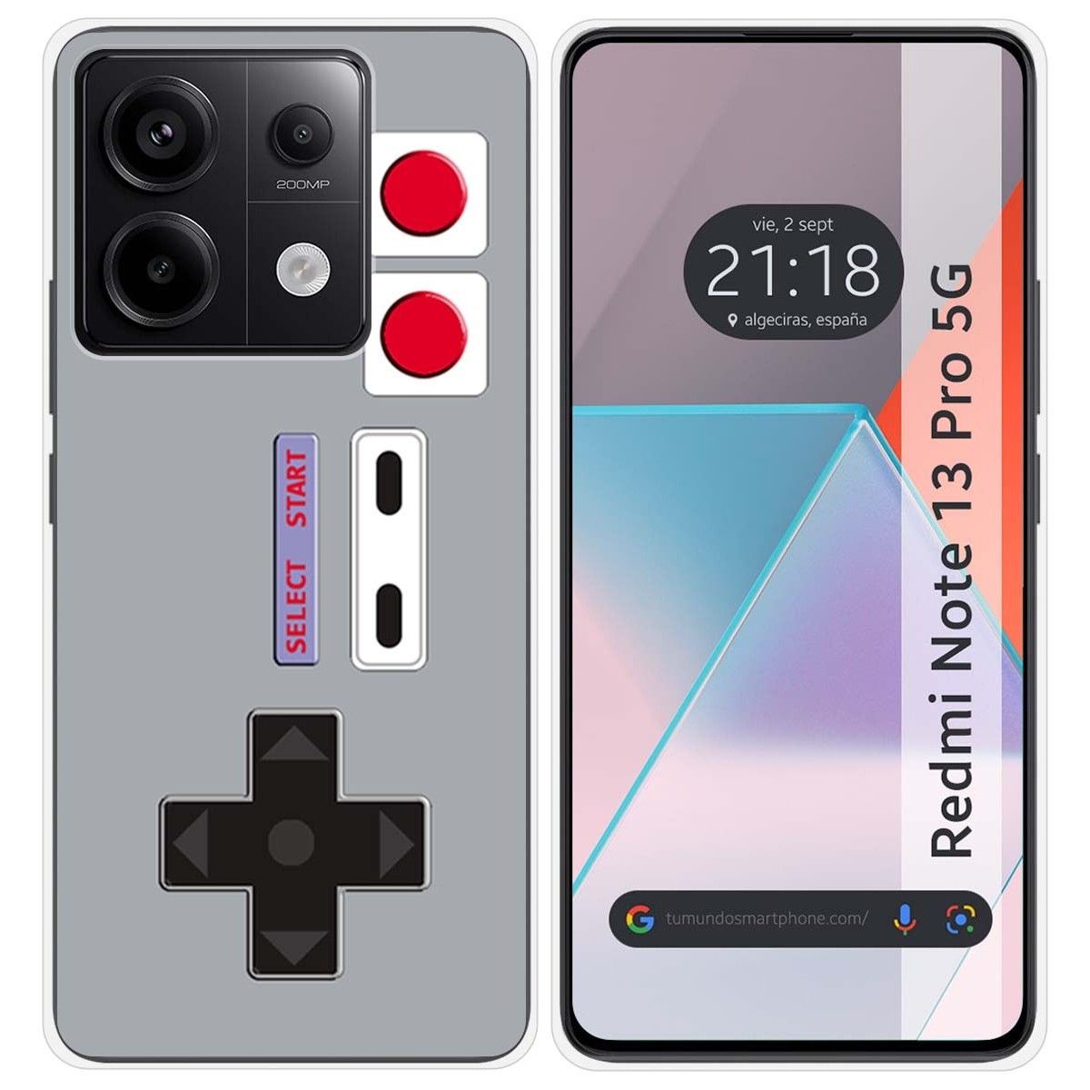 Funda Silicona para Xiaomi Redmi Note 13 Pro 5G diseño Consola Dibujos
