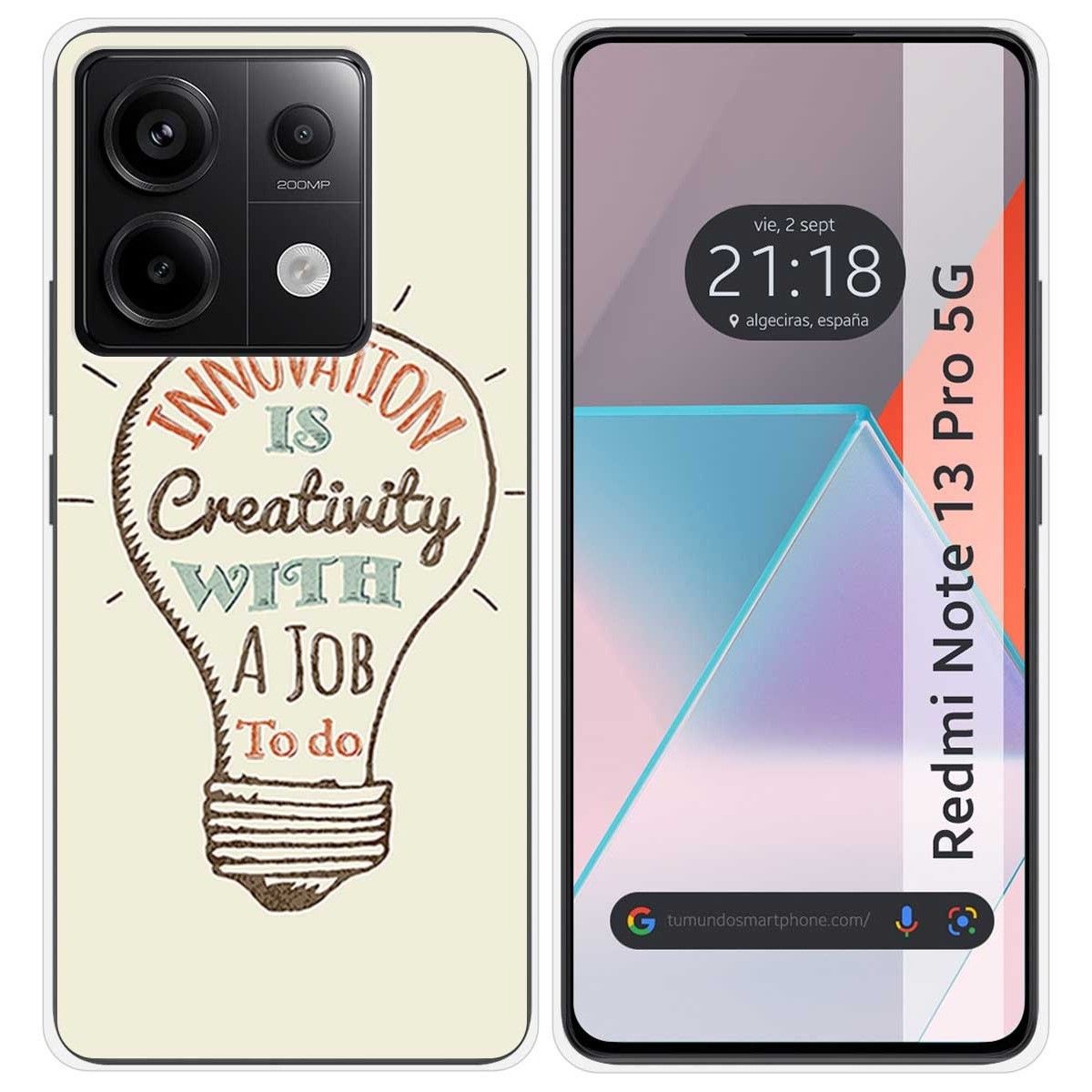 Funda Silicona para Xiaomi Redmi Note 13 Pro 5G diseño Creativity Dibujos