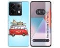 Funda Silicona para Xiaomi Redmi Note 13 Pro 5G diseño Furgoneta Dibujos