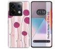 Funda Silicona para Xiaomi Redmi Note 13 Pro 5G diseño Flores Vintage Dibujos