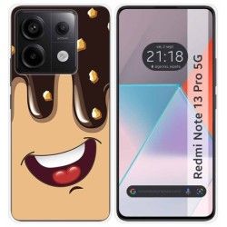 Funda Silicona para Xiaomi Redmi Note 13 Pro 5G diseño Helado Chocolate Dibujos