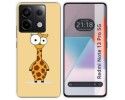 Funda Silicona para Xiaomi Redmi Note 13 Pro 5G diseño Jirafa Dibujos