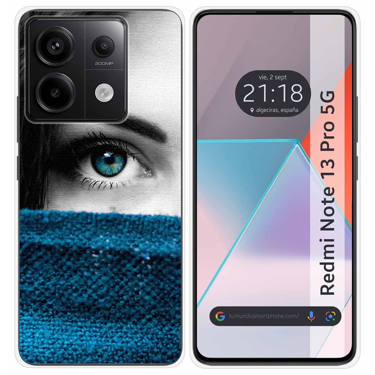Funda Silicona para Xiaomi Redmi Note 13 Pro 5G diseño Ojo Dibujos