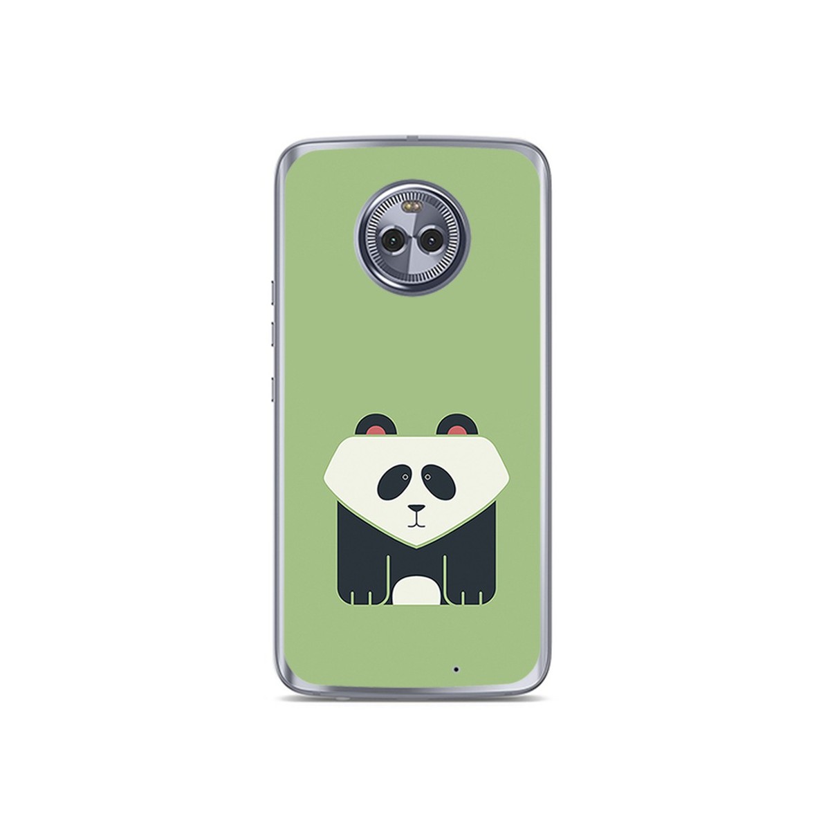 Funda Gel Tpu para Motorola Moto X4 Diseño Panda Dibujos