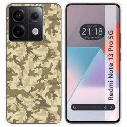 Funda Silicona para Xiaomi Redmi Note 13 Pro 5G diseño Sand Camuflaje Dibujos