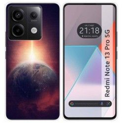 Funda Silicona para Xiaomi Redmi Note 13 Pro 5G diseño Tierra Dibujos