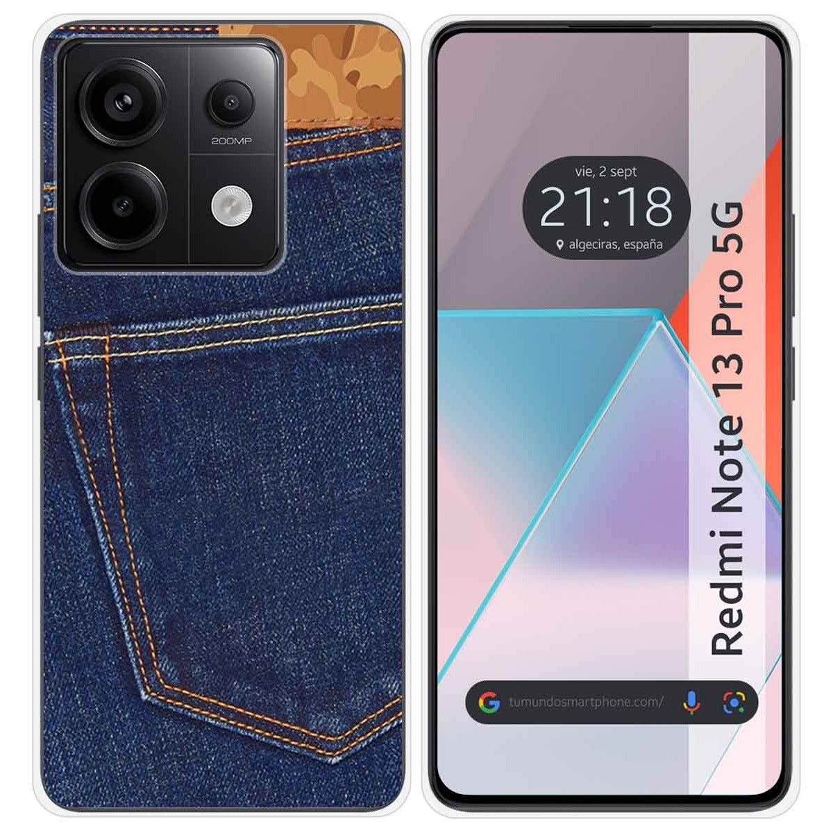 Funda Silicona para Xiaomi Redmi Note 13 Pro 5G diseño Vaquero Dibujos