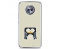 Funda Gel Tpu para Motorola Moto X4 Diseño Pingüino Dibujos