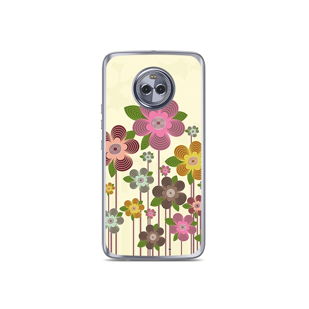 Funda Gel Tpu para Motorola Moto X4 Diseño Primavera En Flor Dibujos