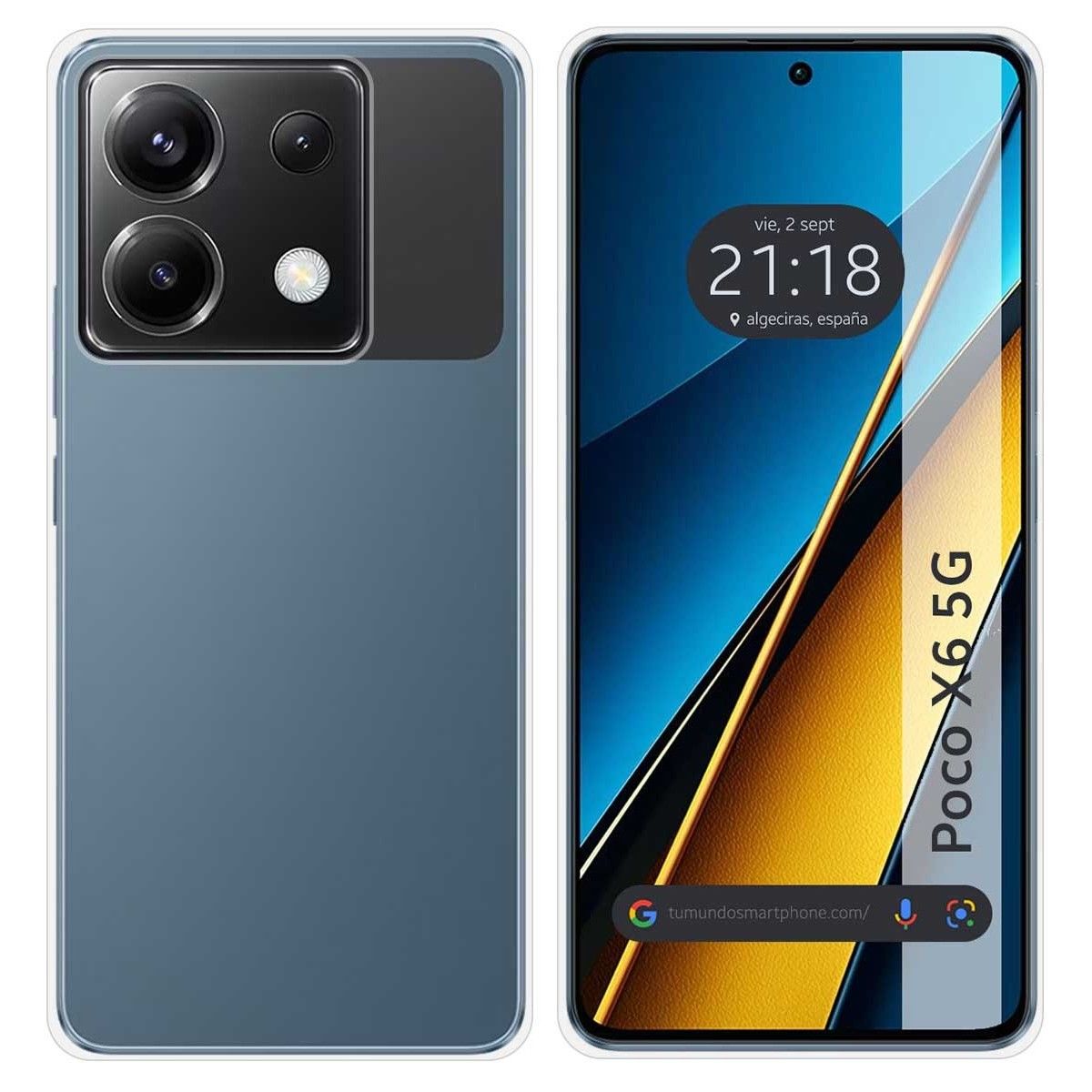 Funda Silicona Gel TPU Transparente para Xiaomi Poco X6 5G